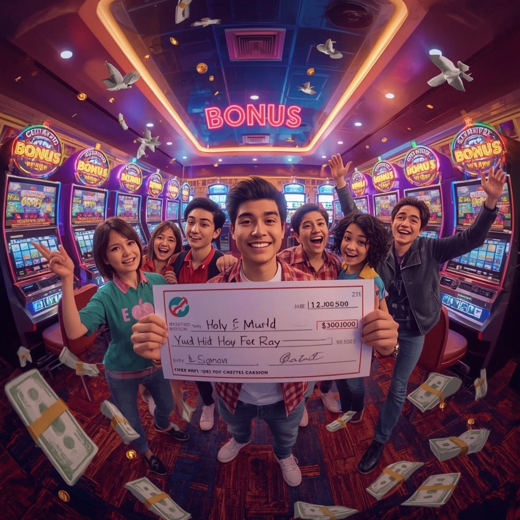 bonus dans les mains de l'homme au casino CASINO 770