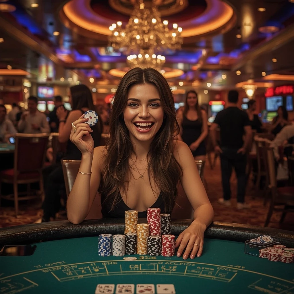 bonus dans les mains d'un homme au Casino 770