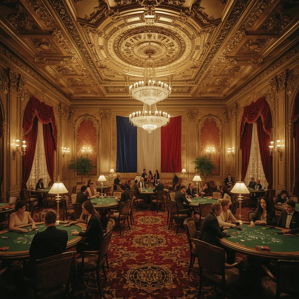 Le casino et le drapeau français CASINO 770